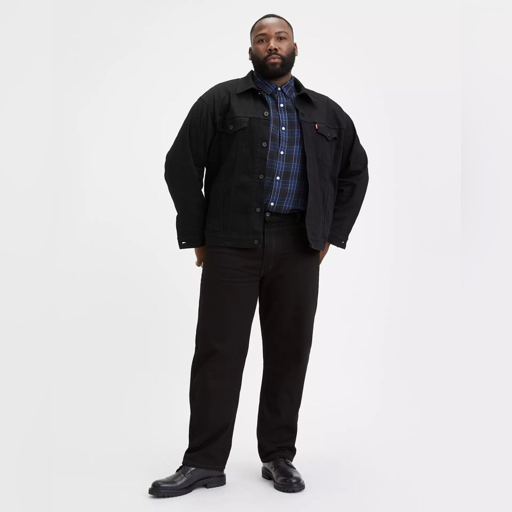 Levi’s 505™ Regular Fit Jeans (Big & Tall) Denim Black Jeans Pants